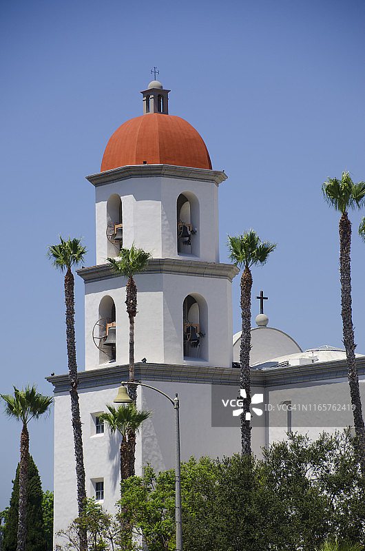 圣胡安卡皮斯特拉诺教堂图片素材