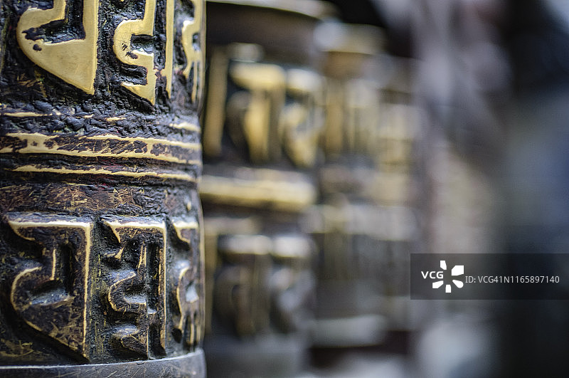 佛教转经轮图片素材