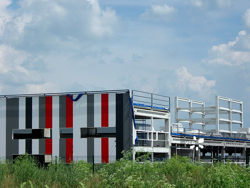 在建的预制建筑图片素材