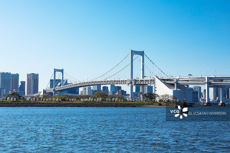 彩虹桥和东京湾风光6图片素材