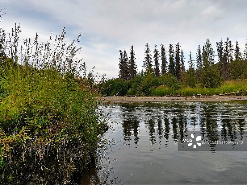 阿拉斯加州小苏西特纳河图片素材