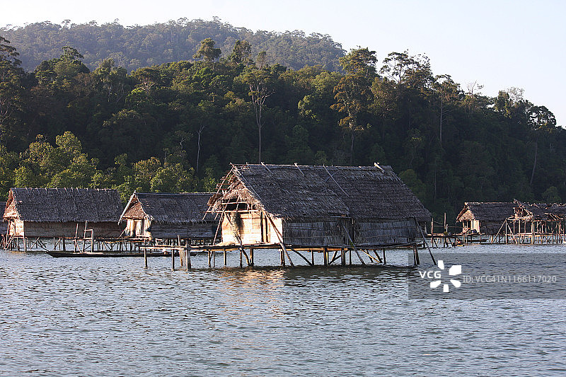 苏拉威西高脚屋图片素材