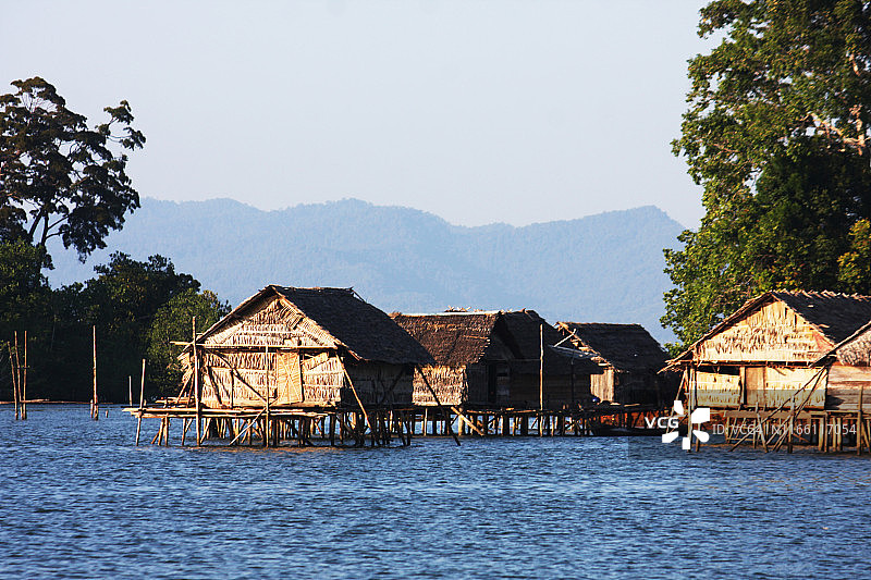 苏拉威西高脚屋图片素材