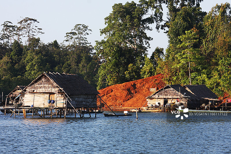 苏拉威西高脚屋图片素材