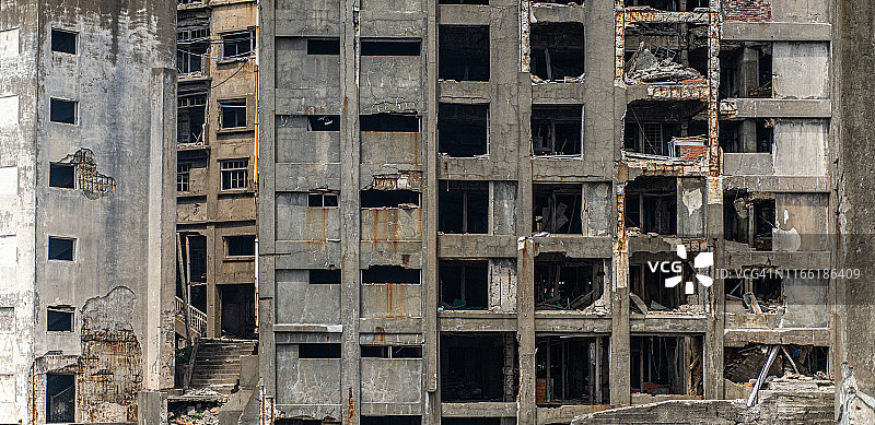 废弃的混凝土建筑图片素材