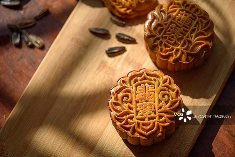 中国传统节日中秋月饼图片素材