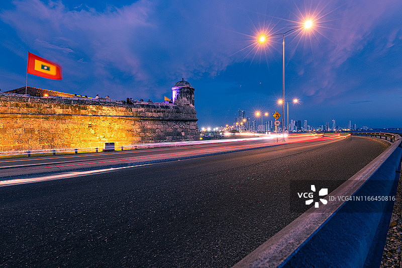 卡塔赫纳主要道路图片素材