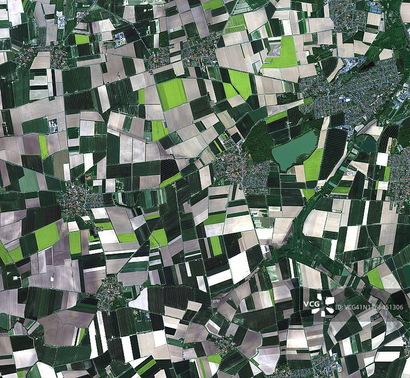 德国汉诺威卫星图像图片素材