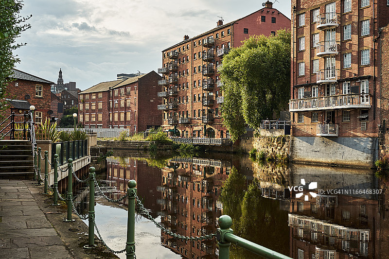 英格兰利兹和艾尔河图片素材