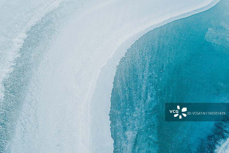 无人机拍摄：南澳大利亚盐湖景观图片素材