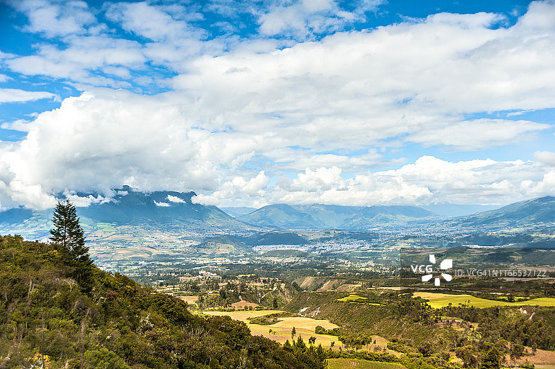 厄瓜多尔安第斯山脉西科迪勒拉山脉景观图片素材