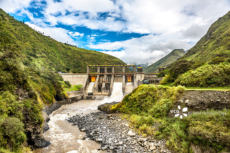 帕斯塔萨河上的水力发电图片素材