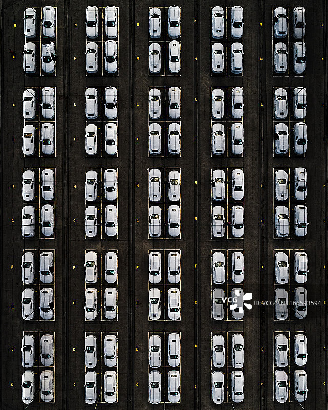 意大利全新汽车航拍图片素材