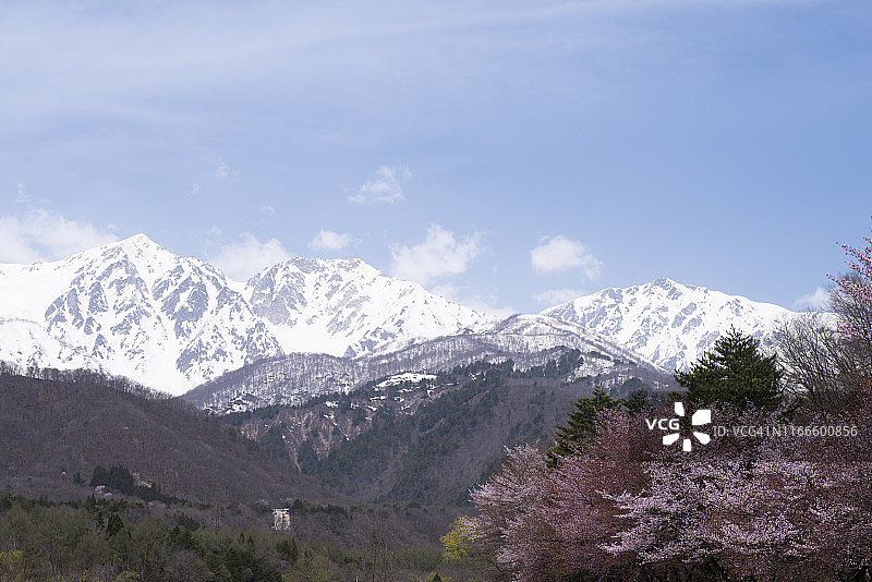 春季山景风光图片素材