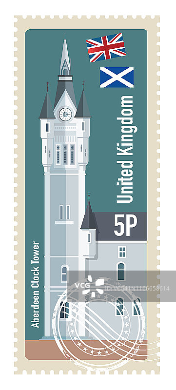 阿伯丁钟楼图片素材