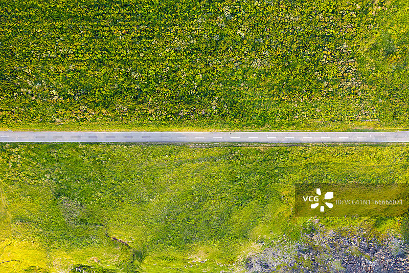 秋田县森林海岸公路，日本图片素材