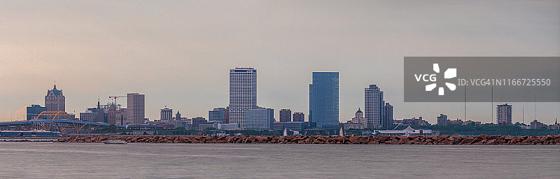 密尔沃基天际线图片素材