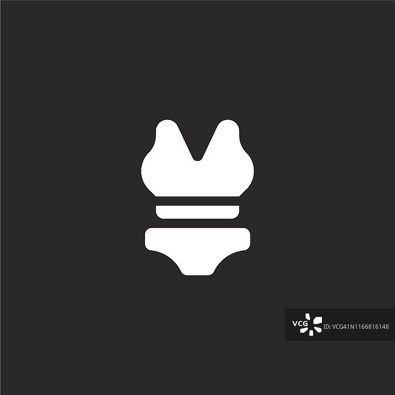 比基尼图标图片素材