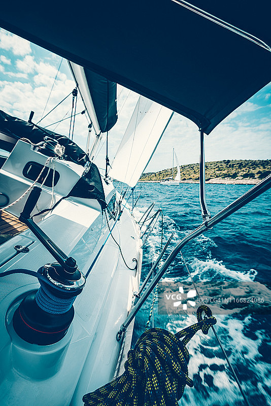 帆船日落图片素材