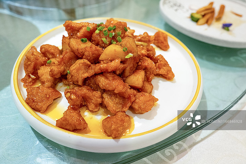 中华美食：荔枝肉图片素材