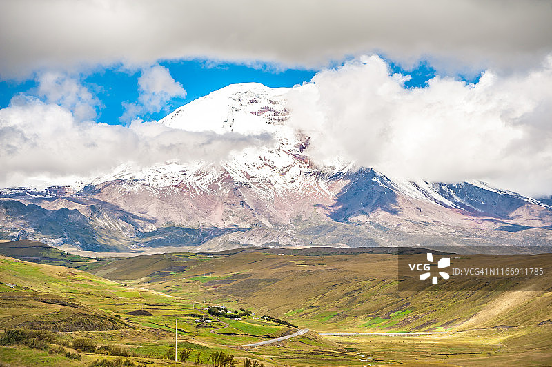 钦博拉索火山景观图片素材