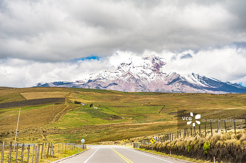 钦博拉索火山景观图片素材