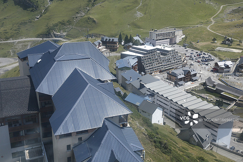 从缆车观看法国拉蒙吉图片素材
