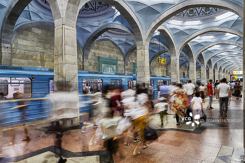 乌兹别克斯坦塔什干地铁站图片素材