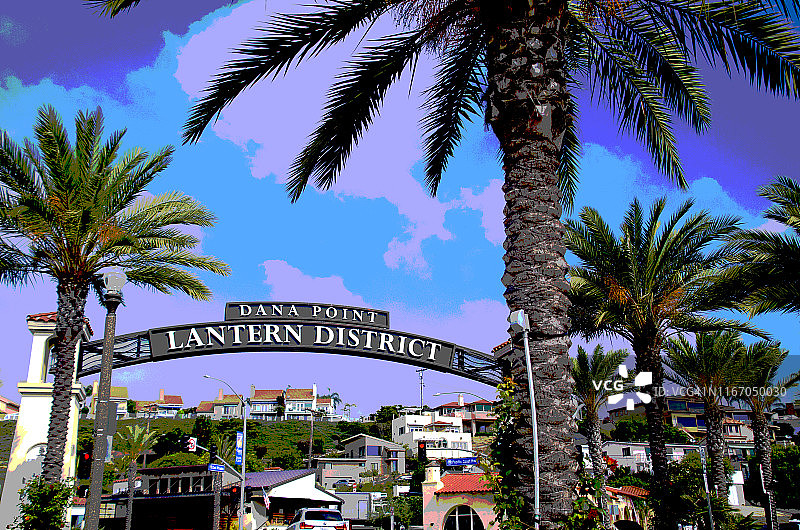 达纳 point 的灯笼区图片素材