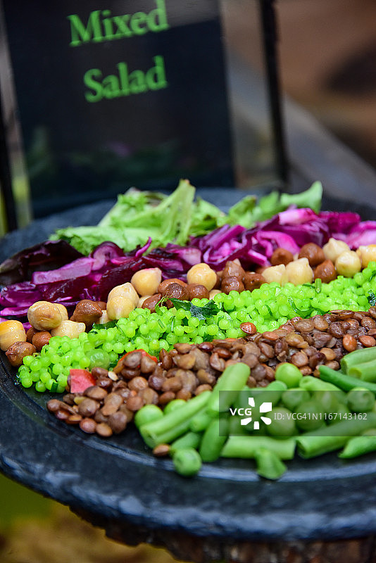 埃塞俄比亚纯素沙拉图片素材