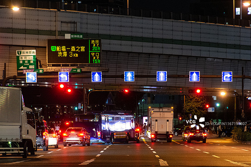 大阪高速公路入口图片素材