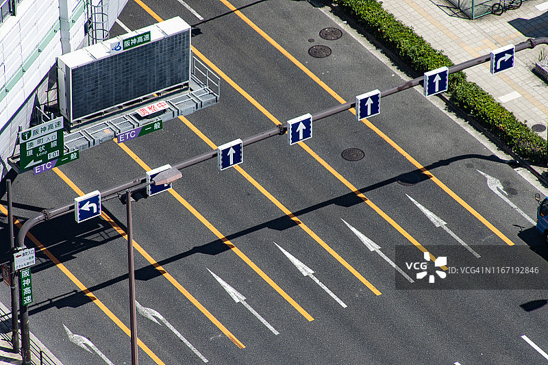 大阪城市街道图片素材