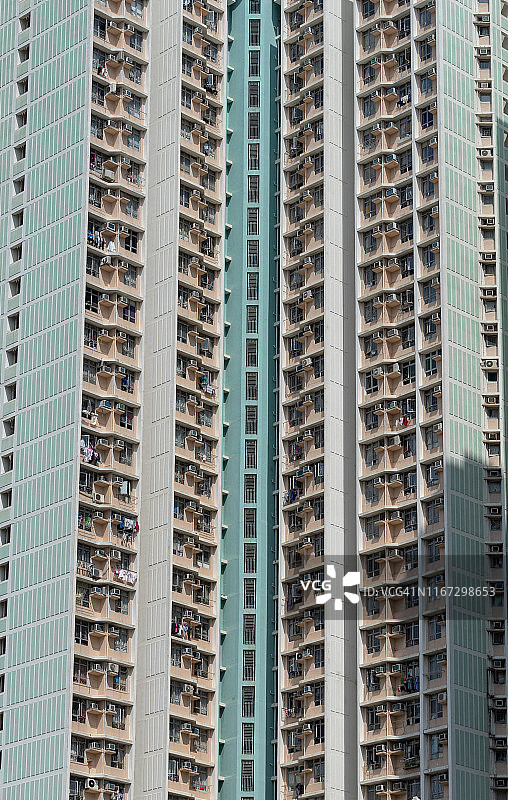 香港住宅楼群图片素材