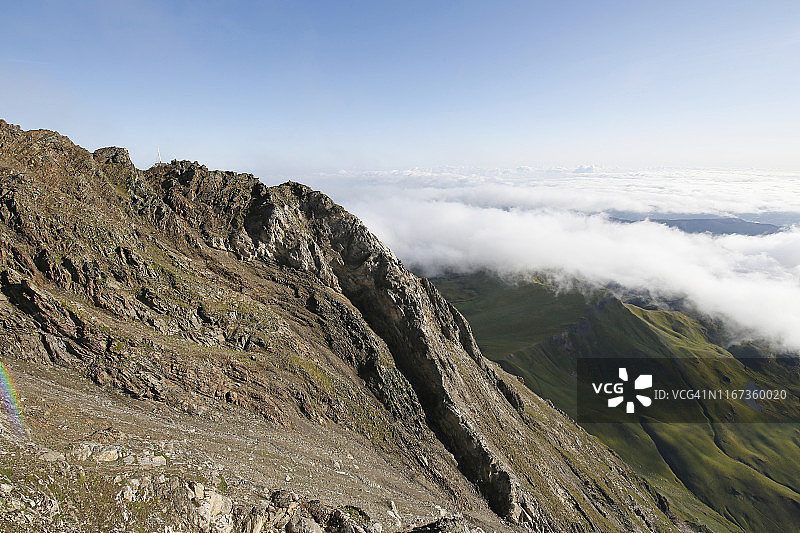 法国比戈尔峰天文台的山脉图片素材
