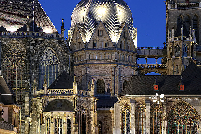 德国亚琛大教堂（联合国教科文组织世界遗产）图片素材