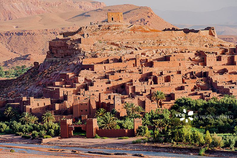 艾本哈杜村——摩洛哥北部非洲的古城图片素材
