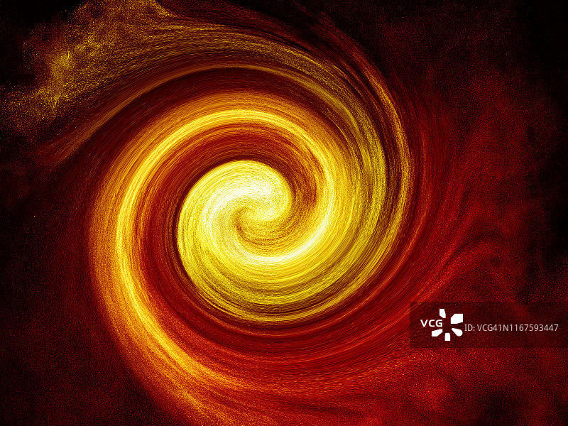 黑色背景上的爆炸和烟火漩涡云图片素材