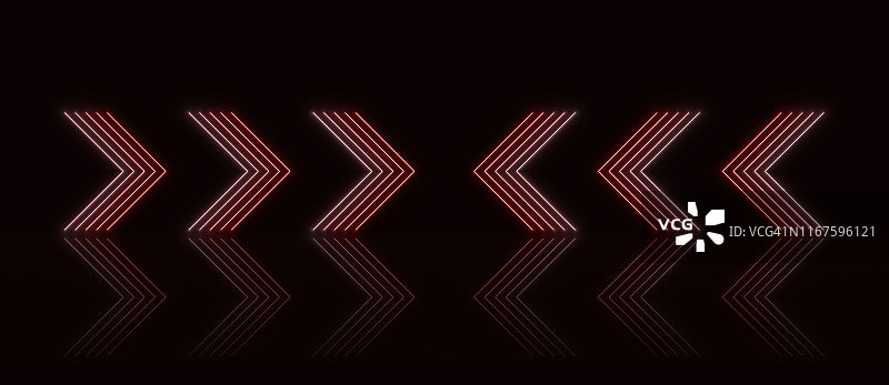 霓虹V形图案图片素材