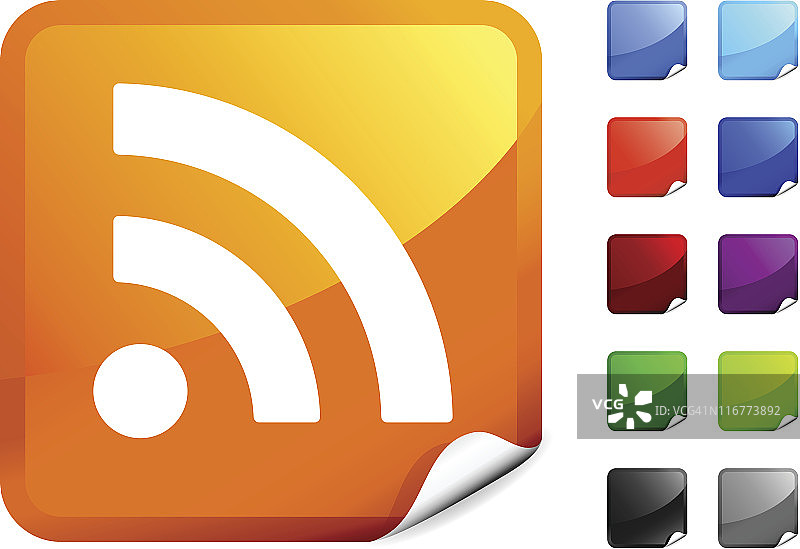 免版税的RSS网络矢量素材图片素材