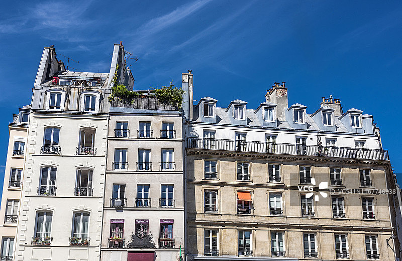 法国巴黎第一区：圣奥诺雷街上的建筑图片素材