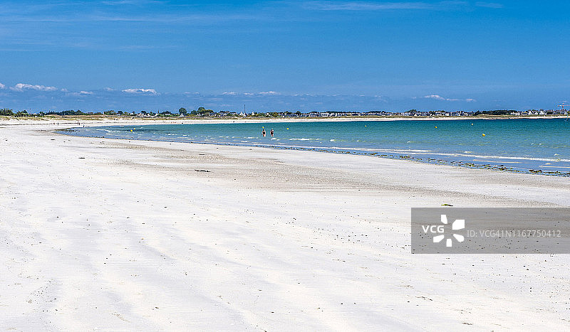 法国布列塔尼半岛：彭马尔克斯特尔海滩图片素材