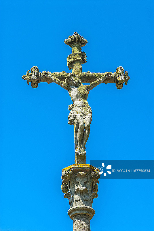 法国布列塔尼塞纳岛殉难细节图片素材