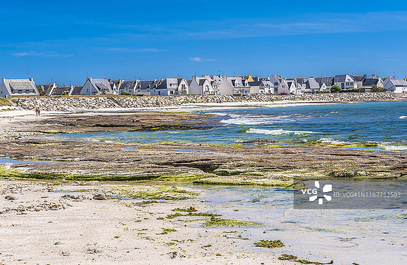 法国布列塔尼吉尔维内克图片素材