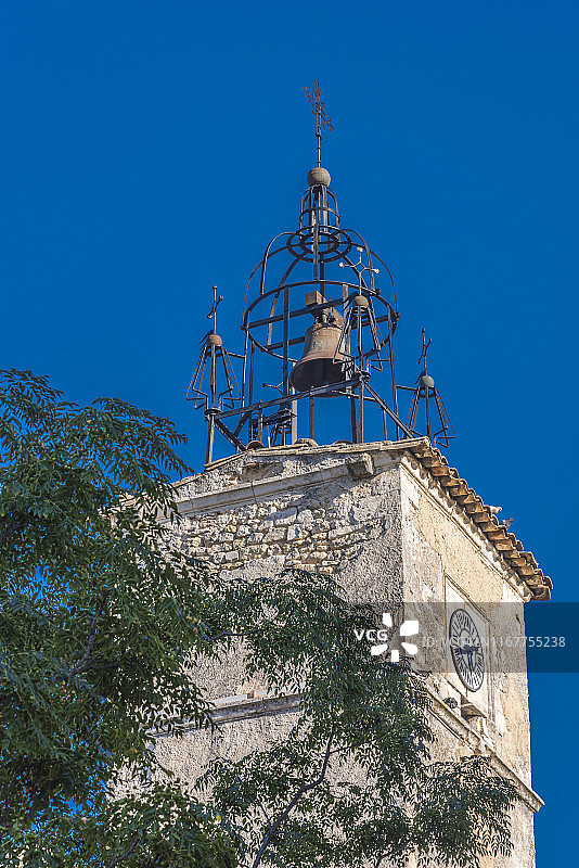 法国梅内尔布钟楼尖顶图片素材