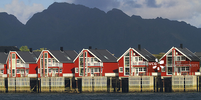 挪威罗弗敦群岛斯沃尔韦尔图片素材