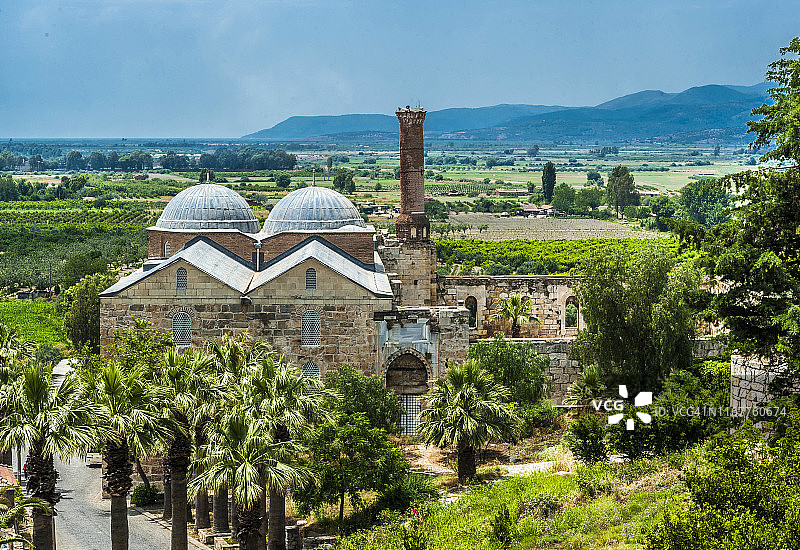 土耳其阿亚索鲁克伊萨贝伊清真寺图片素材