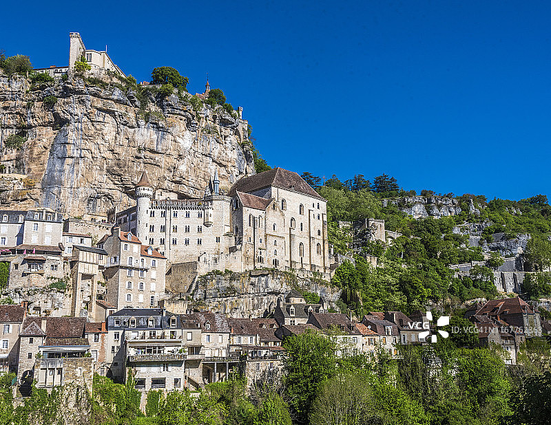 法国凯尔西高原自然公园洛特省罗卡马杜圣詹姆斯之路图片素材
