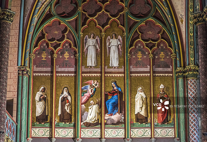 法国波尔多圣安德烈大教堂：卡梅尔礼拜堂朝圣之路（联合国教科文组织世界遗产）图片素材