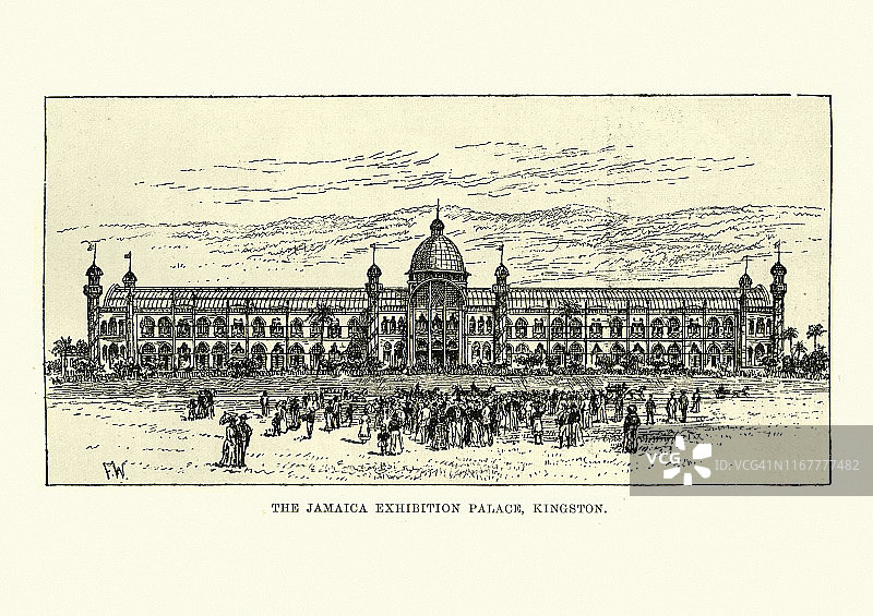 19世纪牙买加国际展览宫 (1891年)图片素材