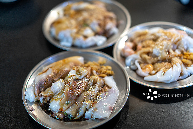 猪肠粉特写图片素材